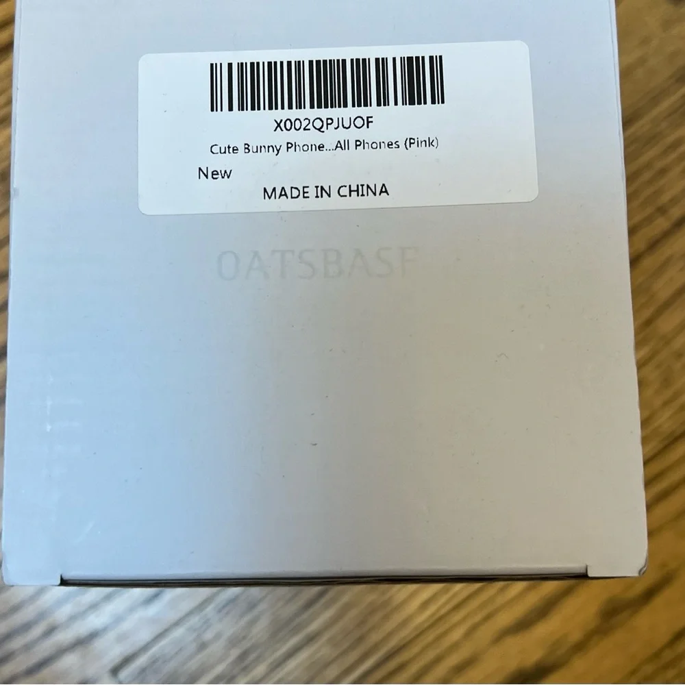 Cute Bunny Rabbit Phone Stand PINK Telescopes Tilts Rotates - Picture 5 of 6